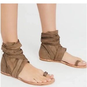 Free People Delaney gladiator leather boot sandals